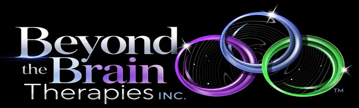 Beyond the Brain Therapies Inc. logo with purple, blue, and green interlocking rings